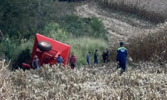 Agricultor morre em acidente com trator no interior do estado.