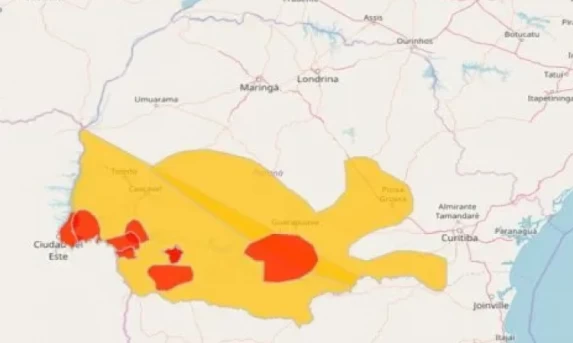 Após catástrofe no Rio Grande do Sul, Defesa Civil emite alerta de temporal para Cascavel e Região.