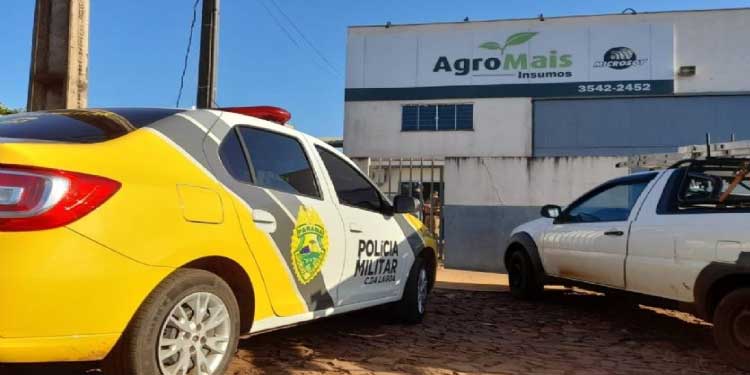 CAMPINA DA LAGOA: Empresa do município é vítima de furto milionário durante a madrugada.