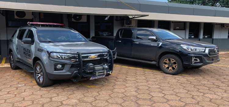 CASCAVEL: Caminhonete furtada em Quedas do Iguaçu é recuperada pela Rotam