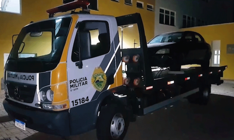 CASCAVEL: Carro usado em assalto na BR-369 é apreendido.