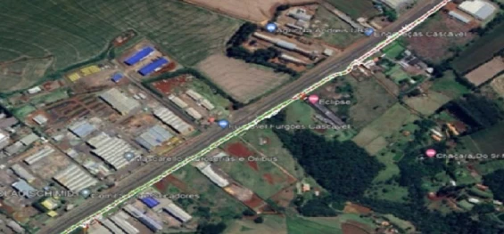 CASCAVEL: Com valor de R$ 3.9 milhões, Prefeitura contrata empresa para pavimentar marginal da BR-277 no acesso ao Aeroporto.