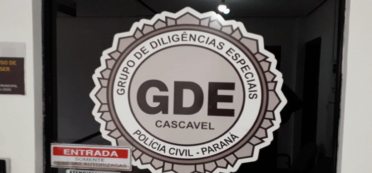 CASCAVEL: GDE cumpre mandado contra acusado de estupro de vulnerável.