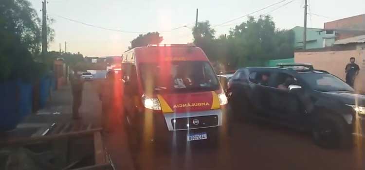 CASCAVEL: Homem é baleado na perna no Bairro Cascavel Velho