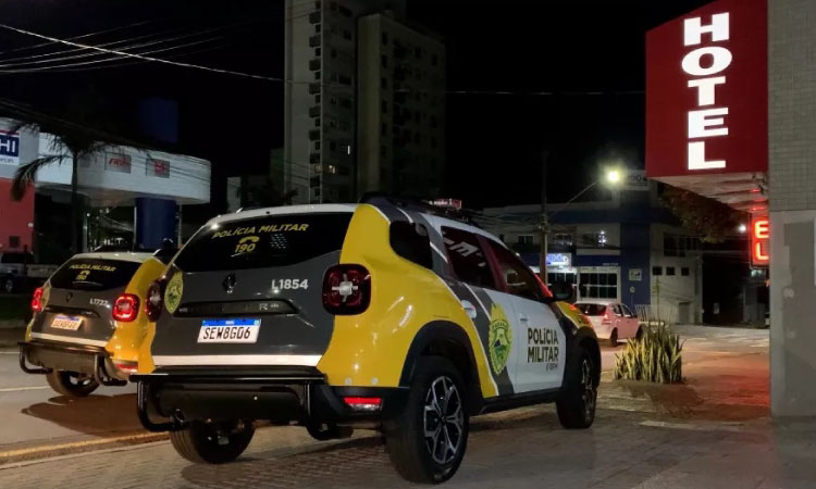 CASCAVEL: Hóspede é preso após efetuar disparo em hotel no Centro.