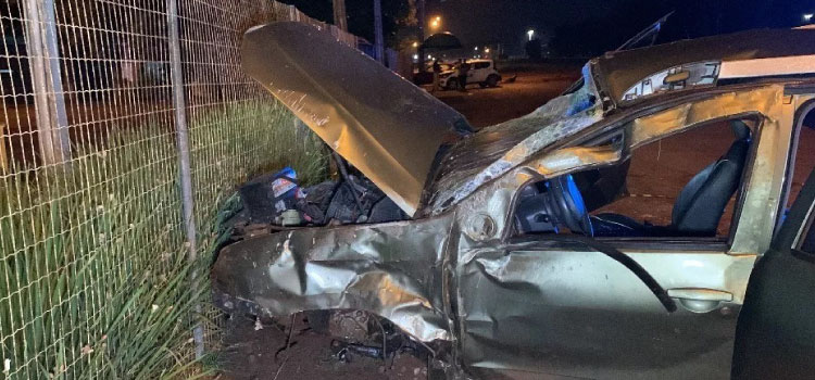 CASCAVEL: Motorista morre após ser ejetado em capotamento na BR 277.