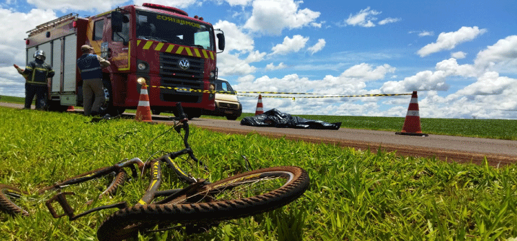 CASCAVEL: Trabalhador morre em grave acidente na rodovia PR-486.