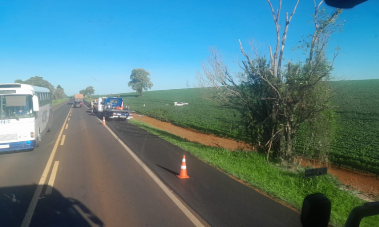 COLISÃO NA BR-277: Acidente Envolve Dois Veículos Próximo a Catanduvas