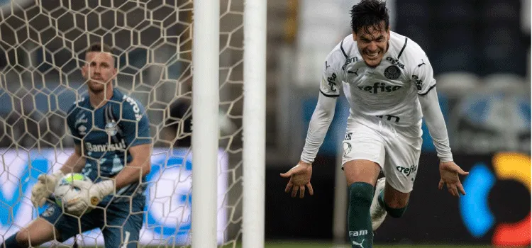 Com gol de Gustavo Gómez Palmeiras vence o Grêmio no jogo de ida pela final da Copa do Brasil