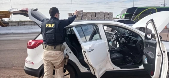 CONTRABANDO: Polícia Rodoviária Federal apreende Crack em Cascavel.