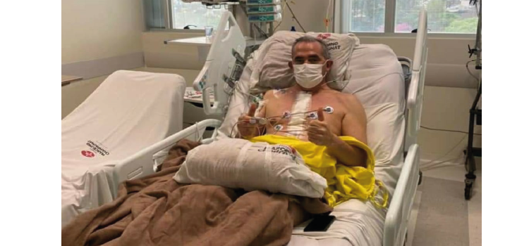 CORAÇÃO: Nereu Moura realiza por cirurgia cardíaca e passa bem.