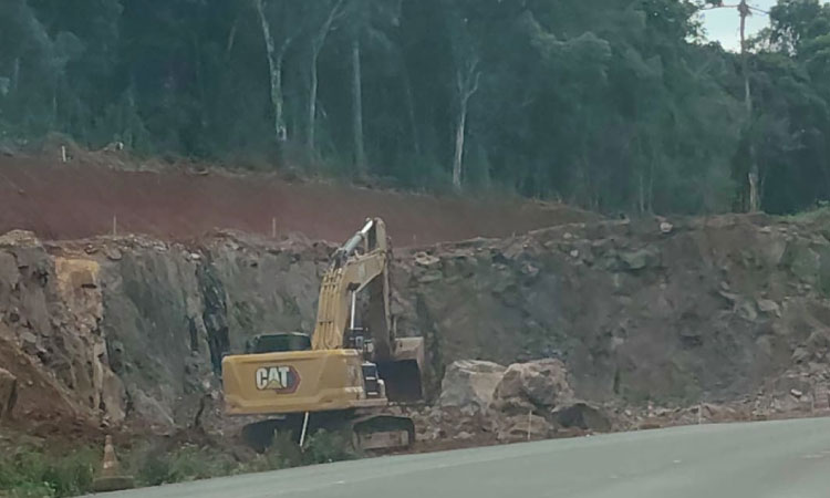 Duplicação de rodovia em Guarapuava terá detonação de rochas na próxima segunda