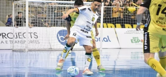 ESPORTES: Assoeva vence Jaraguá na prorrogação e enfrenta Cascavel nas quartas da LNF.