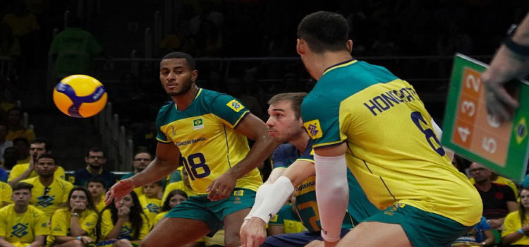 ESPORTES: Brasil vence Itália no vôlei e está na Olimpíada de Paris.