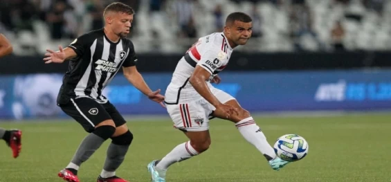 ESPORTES: São Paulo tenta tirar pontos do líder Botafogo no Morumbi.