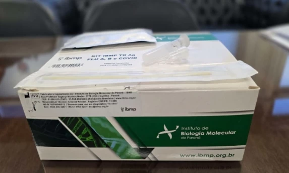 Estado vai distribuir nesta semana 100 mil testes rápidos para Influenza A, B e Covid-19