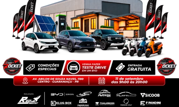 Feira de negócios reúne soluções tecnológicas, veículos elétricos e construção civil em Guaraniaçu
