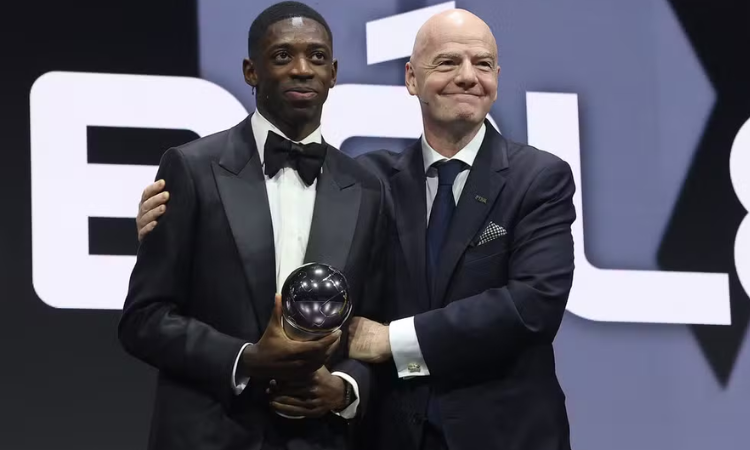 Futebol Mundial: Ousmane Dembélé (PSG) e Aitana Bonmatí (Barcelona) Vencem o Prêmio FIFA The Best 2025