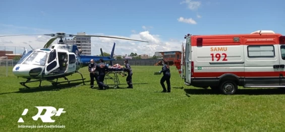 GUARANIAÇU: Aeromédico realiza transporte de paciente com AVC Isquêmico para atendimento em Cascavel.