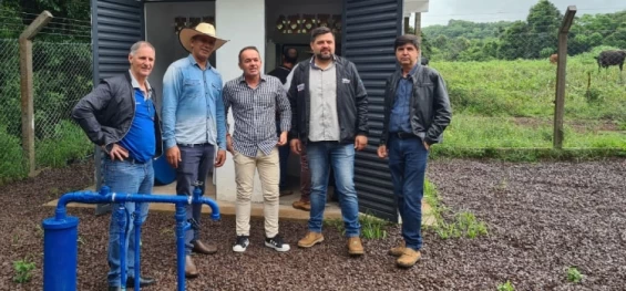 GUARANIAÇU: Água de qualidade! Comunidades de Barra Bom Jesus e Alto Alegre recebem Poços Artesianos.