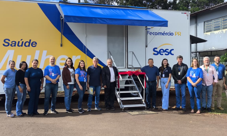 Guaraniaçu assina termo e oficializa convênio para ações do Projeto Sesc Saúde Mulher.