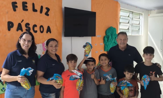 GUARANIAÇU: Assistência Social promove almoço de confraternização para celebrar a Páscoa.