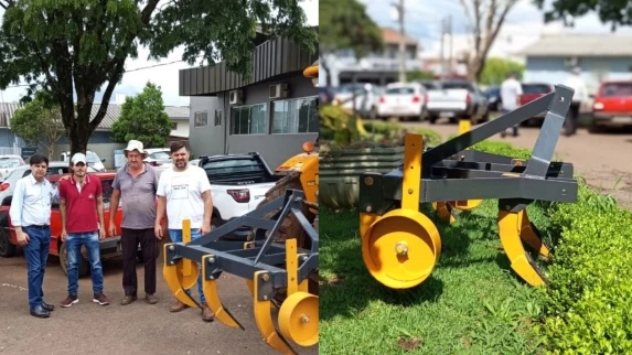 GUARANIAÇU: Associações de Moradores das comunidades de Seção e Linha Pedreira são contemplados com Arado Subsolador.