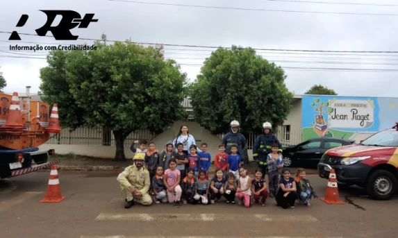 GUARANIAÇU: Defesa Civil executa Plano de Abandono na Escola Municipal Jean Piaget.