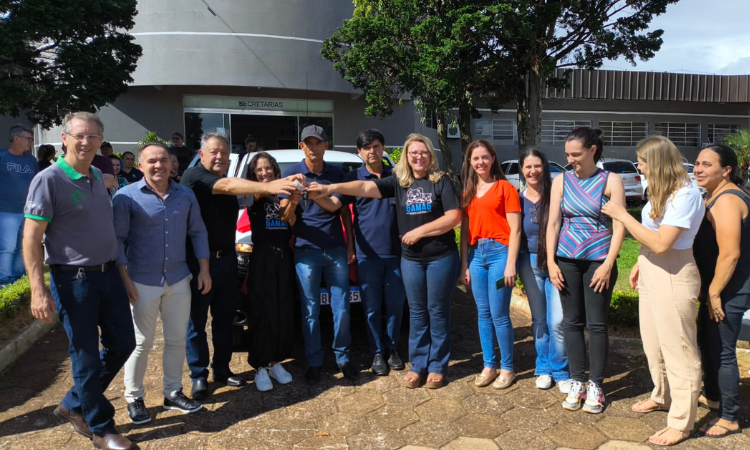 GUARANIAÇU: GAMAG recebe veículo adquirido com recursos do PAM 