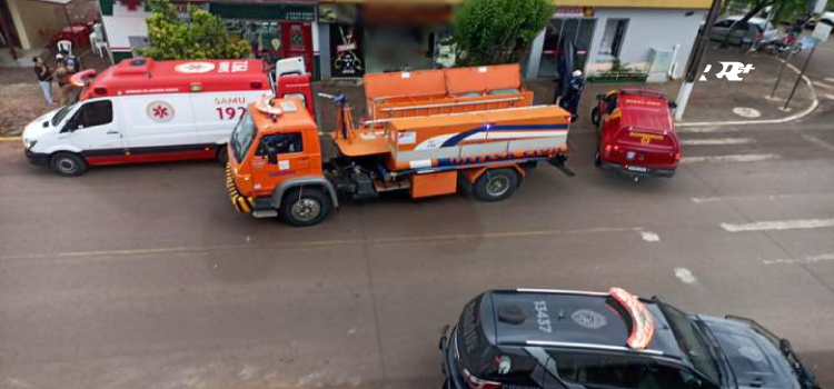 GUARANIAÇU: Homem em surto invade barbearia e mobiliza equipes Policiais.