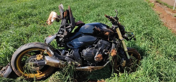 GUARANIAÇU: Jovem Guaraniaçuense sofre acidente com moto na BR 277.