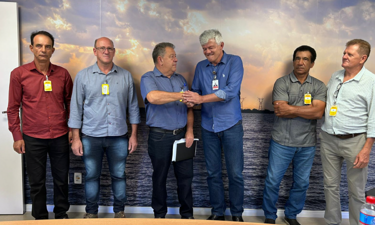 GUARANIAÇU: Prefeito Ronaldo Cazella participa de audiência na Itaipu Binacional em Foz do Iguaçu.