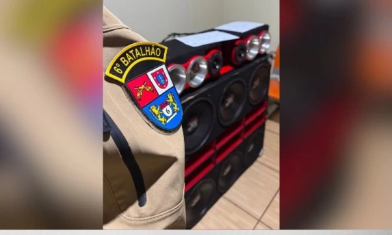 Homem é autuado após perturbação do sossego com som alto em Ibema
