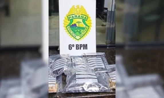 Homem é preso com pistola, munições e drogas após fugir da PM em Quedas do Iguaçu