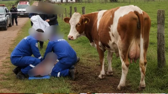 HOMEM MORRE APÓS SER PISOTEADO POR VACA EM NOVA LARANJEIRAS