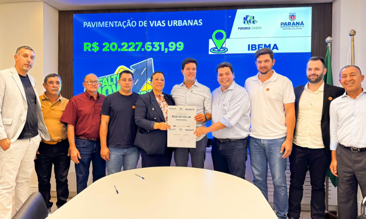 Ibema garante mais de R$ 20,2 milhões do Programa Asfalto Novo, Vida Nova