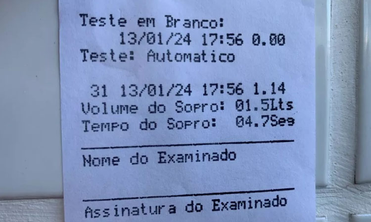 IBEMA: Motorista alcoolizado bate em carro e é preso.