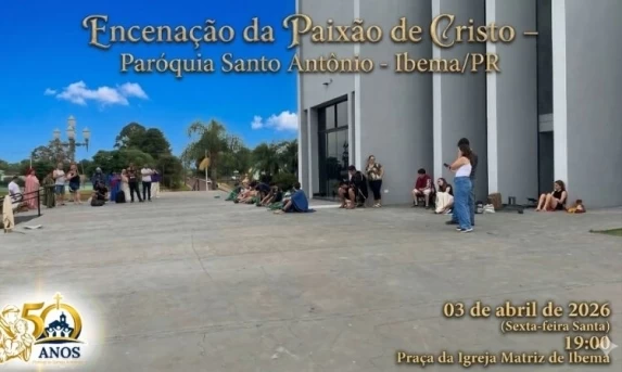 Ibema se prepara para emocionante encenação da Paixão de Cristo.