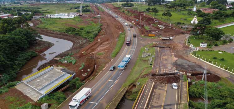 INFRAESTRUTURA: BR-277 terá bloqueio em Guarapuava para obra de nova trincheira a partir desta quarta.