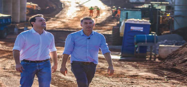 INFRAESTRUTURA: Governador vistoria andamento das obras do Trevo Cataratas e das duplicações de Cascavel.