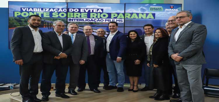 INFRAESTRUTURA: Paraná e Mato Grosso do Sul dão mais um passo para conectar os estados com nova ponte.