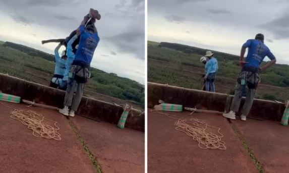 Jovem de 21 anos morre após salto de 'rope jump' sem corda de segurança na Ponte do Esqueleto