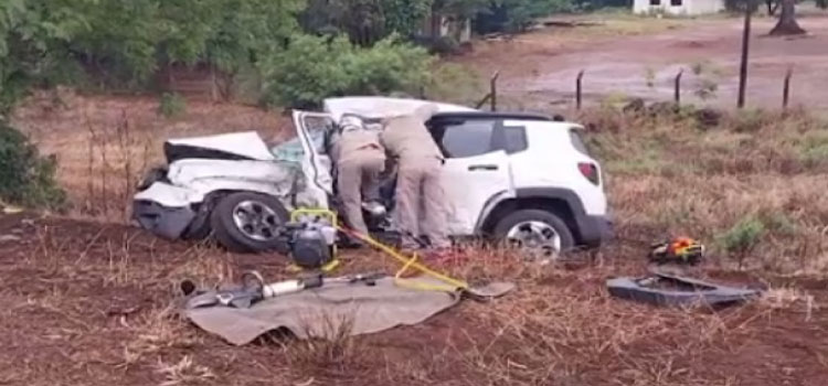 LARANJEIRAS DO SUL: Grave acidente na BR 277 em Laranjeiras, Trevo entrada para cidade de Marquinho.