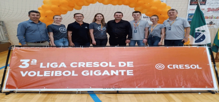 MAIS DE 300 ATLETAS SE REÚNEM PARA FINAL DA 3ª LIGA CRESOL VÔLEI GIGANTE.