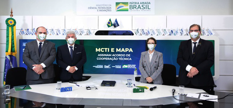 Mapa, MCTI e Finep assinam acordo de cooperação para desenvolver ações de inovação no agronegócio