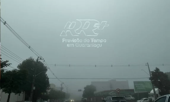 Massa de ar frio deixa amanhecer gelado e termômetros não passam dos 18°C em Guaraniaçu nesta quarta-feira