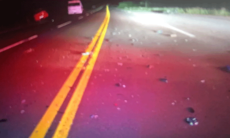 Motociclista ferido em acidente na PR 670 em Diamante do Sul