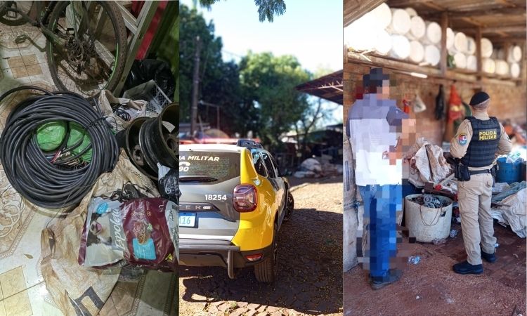 Operação Conex apreende cerca de 80 quilos de fios em estabelecimentos de Quedas do Iguaçu