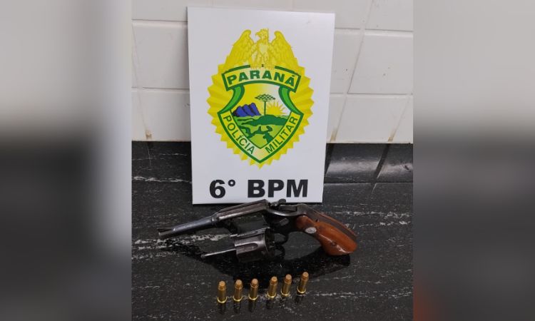 Operação Sinergia IV: PM Prende Homem com Revólver Calibre .38 Municiado no Centro de Guaraniaçu