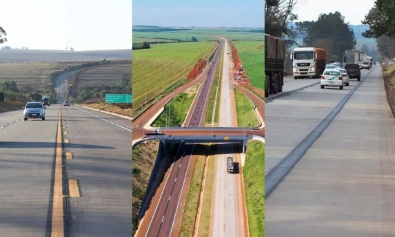 Paraná Bate Recorde e Chega a 755 Km de Rodovias em Concreto; Investimento Ultrapassa R$ 3,3 Bilhões